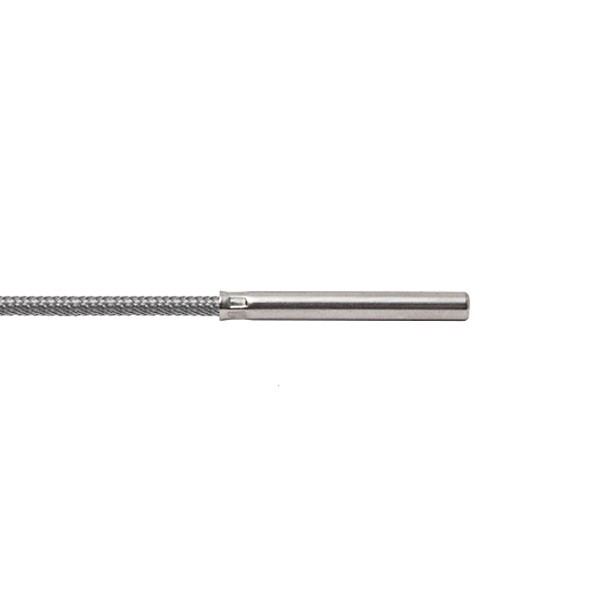 6x50mm Kabelfühler mit 10.0m Glasseide bis 400°C PT1000
